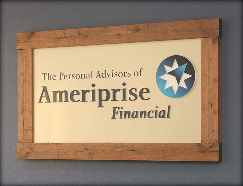Ameriprise Financial sign