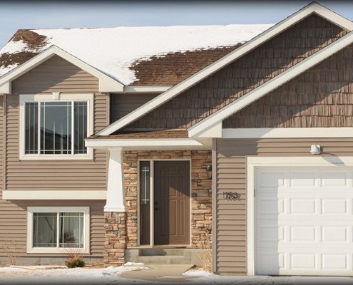 Brentwood Bi Level entrance