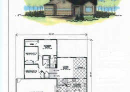 Blackberry 3 bed, 2 bath floorplan